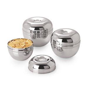 Apple Dabba - Stainless Steel Container